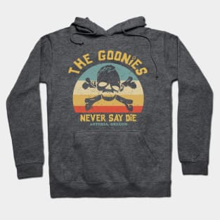 The Goonies Never Say Die Vintage Retro Hoodie